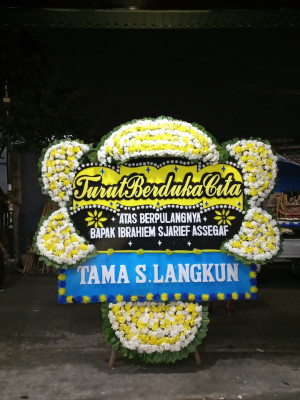 Papan Bunga Duka di Rawa Burung